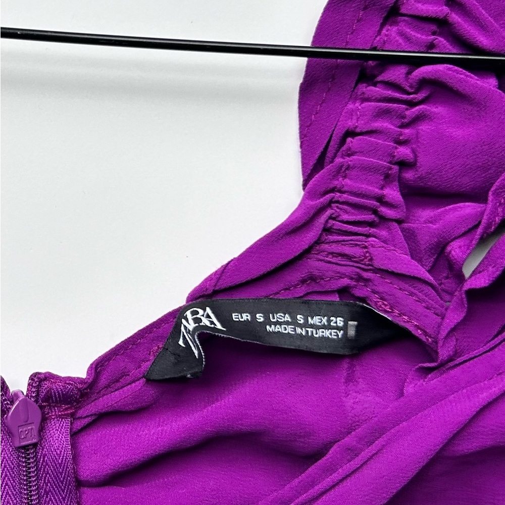 Zara Vibrant Purple Mini Dress - Picture 8 of 11